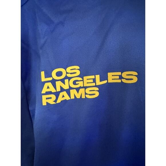 Los Angeles Rams NFL Fanatics Royal Team Block Full-Zip Hoodie Men's Size Medium - Picture 10 of 11